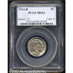 1914-D 5C MS64 PCGS.