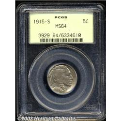 1915-S 5C MS64 PCGS.