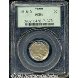 1916-D 5C MS64 PCGS.