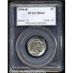 1916-D 5C MS64 PCGS.