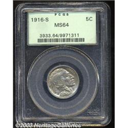 1916-S 5C MS64 PCGS.