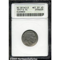 1917-S 5C--Cleaned--ANACS.