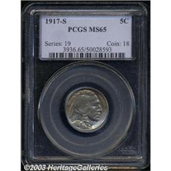 1917-S 5C MS65 PCGS.