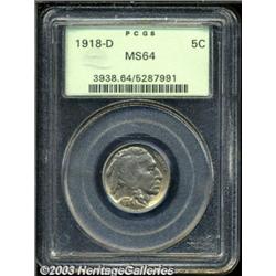 1918-D 5C MS64 PCGS.