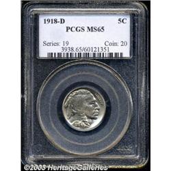 1918-D 5C MS65 PCGS.