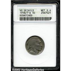 1918/7-D 5C--Scratched--ANACS.