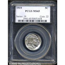 1919 5C MS65 PCGS.