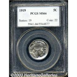 1919 5C MS66 PCGS.