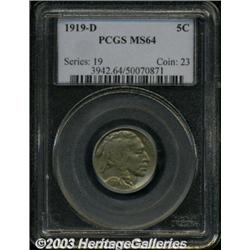 1919-D 5C MS64 PCGS.