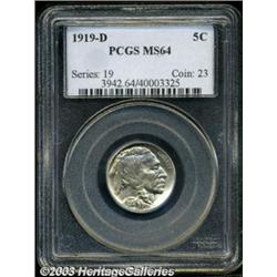 1919-D 5C MS64 PCGS.