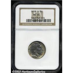 1919-S 5C MS64 NGC.