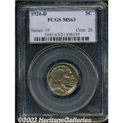 1920-D 5C MS63 PCGS.