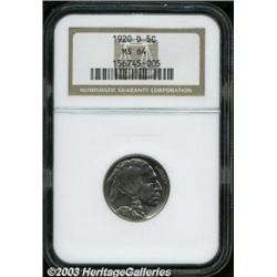 1920-D 5C MS64 NGC.