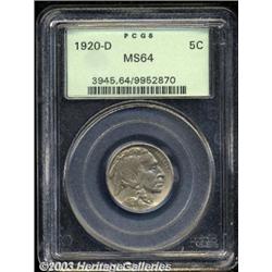 1920-D 5C MS64 PCGS.