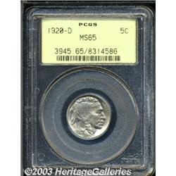 1920-D 5C MS65 PCGS.