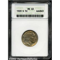 1920-S 5C MS63 ANACS.