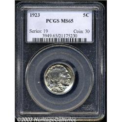 1923 5C MS65 PCGS.