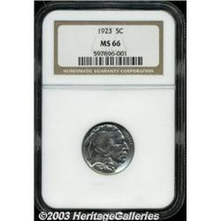 1923 5C MS66 NGC.