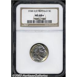 1938-D/D 5C Buffalo MS68 S NGC.