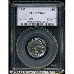 1937 5C PR67 PCGS.