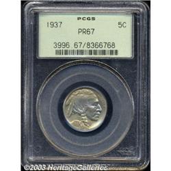 1937 5C PR67 PCGS.