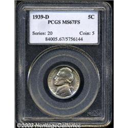 1939-D 5C Reverse of 1940 MS67 Full Steps PCGS.