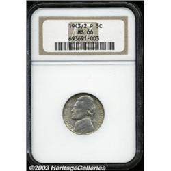 1943/2-P 5C MS66 NGC.