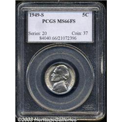 1949-S 5C MS66 Full Steps PCGS.
