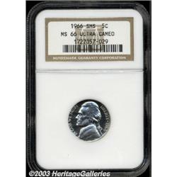 1966 5C SMS MS66 Ultra Cameo NGC.