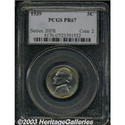 1939 5C Reverse of 1938 PR67 PCGS.