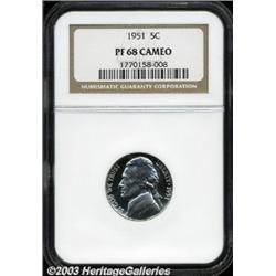 1951 5C PR68 Cameo NGC.