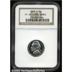 1969-S 5C PR69 Ultra Cameo NGC.