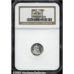 1863 H10C PR65 NGC.