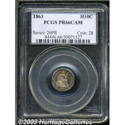 1863 H10C PR66 Cameo PCGS.