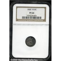 1866 H10C PR64 NGC.