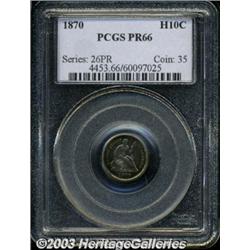 1870 H10C PR66 PCGS.