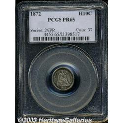 1872 H10C PR65 PCGS.