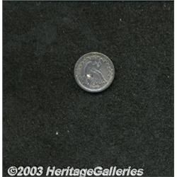 1856-S 10C AU55 Cleaned, Artificially Toned, Un