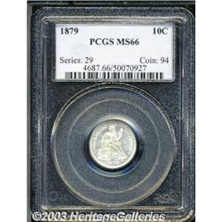 1879 10C MS66 PCGS.