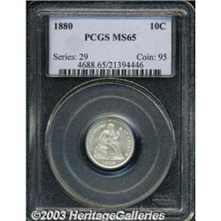 1880 10C MS65 PCGS.