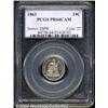 Image 1 : 1863 10C PR64 Cameo PCGS.