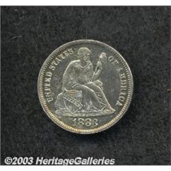 1883 10C PR63 Uncertified.