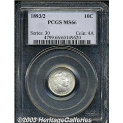 1893/2 10C MS66 PCGS.