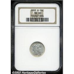 1902-O 10C MS65 NGC.