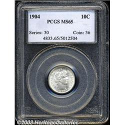 1904 10C MS65 PCGS.