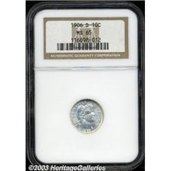 1906-D 10C MS65 NGC.