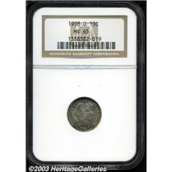 1908-O 10C MS65 NGC.