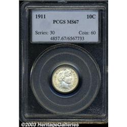 1911 10C MS67 PCGS.