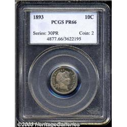1893 10C PR66 PCGS.