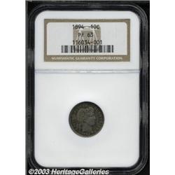 1894 10C PR63 NGC.